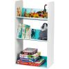 imageIRIS 3Tier Tilted Shelf Book Rack Blue and WhiteBlue