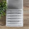 imageIRIS USA WeatherPro Photo Storage Case with 7 Inner 4 x 6 Picture Cases Transparent Weathertight Organization Container for Pictures Scrapbooking Stationery Journaling Ephemera Art Supplies ClearClear