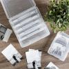 imageIRIS USA WeatherPro Photo Storage Case with 7 Inner 4 x 6 Picture Cases Transparent Weathertight Organization Container for Pictures Scrapbooking Stationery Journaling Ephemera Art Supplies ClearClear