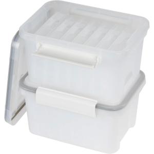 imageIRIS USA WeatherPro Photo Storage Case with 7 Inner 4 x 6 Picture Cases 2Pack Weathertight Organization Container for Pictures Scrapbooking Stationery Journaling Ephemera Art Supplies ClearWeatherPro Clear