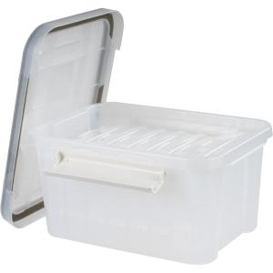 imageIRIS USA WeatherPro Photo Storage Case with 7 Inner 4 x 6 Picture Cases Transparent Weathertight Organization Container for Pictures Scrapbooking Stationery Journaling Ephemera Art Supplies ClearWeatherPro Clear