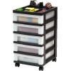 imageMedium 4Drawer Cart with Organizer Top BlackPearlBlackPearl