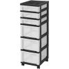 imageMedium 4Drawer Cart with Organizer Top BlackPearlBlackPearl