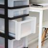 imageMedium 4Drawer Cart with Organizer Top BlackPearlBlackPearl