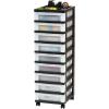 imageMedium 4Drawer Cart with Organizer Top BlackPearlBlackPearl