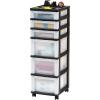 imageMedium 4Drawer Cart with Organizer Top BlackPearlBlackPearl