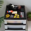 imageMedium 4Drawer Cart with Organizer Top BlackPearlBlackPearl