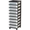 imageMedium 4Drawer Cart with Organizer Top BlackPearlBlackPearl