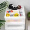 imageMedium 4Drawer Cart with Organizer Top BlackPearlWhitePearl