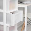 imageMedium 4Drawer Cart with Organizer Top BlackPearlWhitePearl