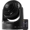 imageIRIS USA WOOZOO Desk Fan with Remote Oscillating Table Air Circulator 3 Speeds 46ft Max Air Distance Adjustable Tilt Low Noise Motor Small Fan for Bedroom Office Dorm BlackBlack