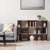 imageIRIS USA 3Tier Cubby Storage Bookshelf with Adjustable Shelves 10 Width Stackable Easy Assembly Space Saving Shelving Unit Decor Bookcase WhiteBrown