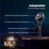 imageIRIS USA 5 Battery Operated Small Fan 2 Speeds DBattery Powered Compact Foldable Personal Fan Portable Travel Mini Desk Fan Home Office Bedside Picnic Camping Outdoor UseBlack