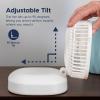 imageIRIS USA 5 Battery Operated Small Fan 2 Speeds DBattery Powered Compact Foldable Personal Fan Portable Travel Mini Desk Fan Home Office Bedside Picnic Camping Outdoor UseWhite  Battery