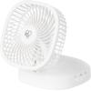 imageIRIS USA 5 Battery Operated Small Fan 2 Speeds DBattery Powered Compact Foldable Personal Fan Portable Travel Mini Desk Fan Home Office Bedside Picnic Camping Outdoor UseWhite  Battery
