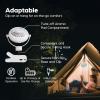 imageIRIS USA 5 Battery Operated Small Fan 2 Speeds DBattery Powered Compact Foldable Personal Fan Portable Travel Mini Desk Fan Home Office Bedside Picnic Camping Outdoor UseWhite