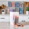 imageIRIS USA Food Storage Containers with FlipTop Lid 13 Qt  10 Pack Clear Stackable Food Containers for Kitchen amp Pantry Organization BPAFree Food Grade Plastic For Flour Sugar Dry Food GrainMedium  10 Pack