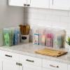 imageIRIS USA Food Storage Containers with FlipTop Lid 13 Qt  10 Pack Clear Stackable Food Containers for Kitchen amp Pantry Organization BPAFree Food Grade Plastic For Flour Sugar Dry Food GrainLarge  6 Pack