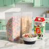 imageIRIS USA Food Storage Containers with FlipTop Lid 13 Qt  10 Pack Clear Stackable Food Containers for Kitchen amp Pantry Organization BPAFree Food Grade Plastic For Flour Sugar Dry Food GrainFood Grade Large  4 Pack
