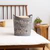 imageIRIS USA Plastic Laundry Basket 27L  3 Pack Flexible Clothes Hamper with Ventilation Holes Laundry Room Bedroom Bathroom Apartment Dorm Blankets Pillows Trinkets Organization WhiteGray