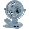imageIRIS USA 5 Battery Operated Small Fan 2 Speeds DBattery Powered Compact Foldable Personal Fan Portable Travel Mini Desk Fan Home Office Bedside Picnic Camping Outdoor UseBlue