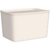 imageIRIS USA 15 Qt Plastic Basket Storage Bins with Lids Medium 4Pack Stackable Lidded Storage Organizer Bins for Kitchen Bathroom and Bedroom Off WhiteOff White