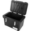 imageIRIS USA 4 Pack TrailBox 8 Gallon Lockable Storage Trunk Box Truck Bed Bin HeavyDuty Containers Camping Gear Adventure Chest  Dark GrayGrayDark Gray