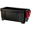 imageIRIS USA 4 Pack TrailBox 8 Gallon Lockable Storage Trunk Box Truck Bed Bin HeavyDuty Containers Camping Gear Adventure Chest  Dark GrayGrayDark Gray