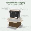 imageIRIS USA 4 Pack TrailBox 8 Gallon Lockable Storage Trunk Box Truck Bed Bin HeavyDuty Containers Camping Gear Adventure Chest  Dark GrayGrayDark Gray