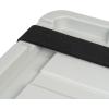 imageIRIS USA 4 Pack TrailBox 8 Gallon Lockable Storage Trunk Box Truck Bed Bin HeavyDuty Containers Camping Gear Adventure Chest  Dark GrayGrayGray