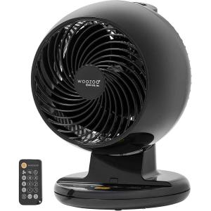 imageIRIS USA 586807 Woozoo Remote Controlled Whole Room Oscillating Circulating Fan 1 Pack Black7Black