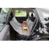 imageIRIS USA Large Dog Car Seat Hammock Cover WaterResistant and Easy Install Fits Standard Size Car Backseat Cover and Protects Against Dirt and Animal Hair for Pet Dog Cat GrayGray striped