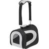 imageIRIS USA Large Soft Sided Carrier with Shoulder Strap Sturdy Collapsible Water Resistant Cat Dog Pet Carrier with Padded Bottom and Top Handle for Travel Road Trip BlackBlack