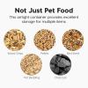 imageIRIS USA Remington Dog Food Storage Container 30 lbs 11 lbs Airtight Stackable Wheels Food Storage Treat Box 2Cup Scoop22 lbs
