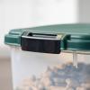 imageIRIS USA Remington Dog Food Storage Container 30 lbs 11 lbs Airtight Stackable Wheels Food Storage Treat Box 2Cup Scoop30 lbs  11 lbs