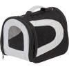 imageIRIS USA Large Soft Sided Carrier with Shoulder Strap Sturdy Collapsible Water Resistant Cat Dog Pet Carrier with Padded Bottom and Top Handle for Travel Road Trip BlackBlack