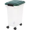 imageIRIS USA Remington Dog Food Storage Container 30 lbs 11 lbs Airtight Stackable Wheels Food Storage Treat Box 2Cup Scoop22 lbs