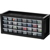 image:imageIRIS USA 12Drawer Desk Storage Organizer Made in USA Small Parts Plastic Storage Drawers Water Packet Jewelry Make up Craft Supplies Building Blocks Charms Nuts amp Bolts Black32 Drawer