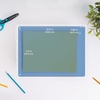 image:imageIRIS USA 2 Qt Craft Storage Bins with Lids 6Pack Made in USA Clip Box Small Tall Plastic Sensory Bin Tote Organizer Containers for Art Supplies Paper amp Office Stackable  ClearSeafoam BlueClearSeafoam Blue