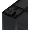 image:imageIRIS USA Plastic Storage Bins Containers Large 4 Pack Sensory Bin Craft Storage Craft Organizers and Storage Organizing Container for Home Office and School Supplies Stackable PastelBlack