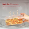 image:imageIRIS USA 16 PC Plastic Food Storage Containers With Lids  8 Containers amp 8 Lids To Go Meal Prep Leftovers Office Lunch Potluck Food Storage Microwave Dishwasher amp Freezer Safe BPAFreeClearRed