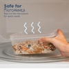 image:imageIRIS USA 16 PC Plastic Food Storage Containers With Lids  8 Containers amp 8 Lids To Go Meal Prep Leftovers Office Lunch Potluck Food Storage Microwave Dishwasher amp Freezer Safe BPAFreeClearClear
