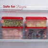 image:imageIRIS USA 16 PC Plastic Food Storage Containers With Lids  8 Containers amp 8 Lids To Go Meal Prep Leftovers Office Lunch Potluck Food Storage Microwave Dishwasher amp Freezer Safe BPAFreeClearRed