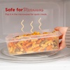 image:imageIRIS USA 16 PC Plastic Food Storage Containers With Lids  8 Containers amp 8 Lids To Go Meal Prep Leftovers Office Lunch Potluck Food Storage Microwave Dishwasher amp Freezer Safe BPAFreeClearRed