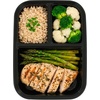 image:imageIRIS USA Meal Prep Containers 36oz  50 Pack 100Piece 2Compartment Reusable Food Storage Containers with Lids Plastic Kitchen Food Prep To Go Lunch Box Microwave Freezer Dishwasher Safe Black36 Oz  3 comp