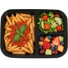 image:imageIRIS USA Meal Prep Containers 36oz  50 Pack 100Piece 2Compartment Reusable Food Storage Containers with Lids Plastic Kitchen Food Prep To Go Lunch Box Microwave Freezer Dishwasher Safe Black36 Oz  3 comp