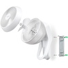 image:imageIRIS USA WOOZOO Air Circulator Wall Mount Fan with Remote 360 Oscillation 3 Speeds 414 sqft Coverage Quiet 30dB Motor Adjustable Tilt for Bedroom Living Room Office Dorm WhiteWhite