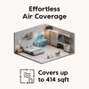 image:imageIRIS USA WOOZOO Air Circulator Wall Mount Fan with Remote 360 Oscillation 3 Speeds 414 sqft Coverage Quiet 30dB Motor Adjustable Tilt for Bedroom Living Room Office Dorm WhiteWhite