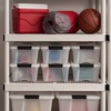 image:imageIRIS USA 12 Pack 13 Quart Storage Bin Stackable Containers with Lids  Plastic Organizer Totes for Shoes or Closet Shelves Pearl13 Qt