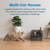 image:imageIRIS USA XXLarge Side Entry Cat Litter Box Navy  MultiCat Use Extended Length Design Extra Room Interior Jumbo Capacity Pan Comfortable Space Multiple Cat ReadyGray